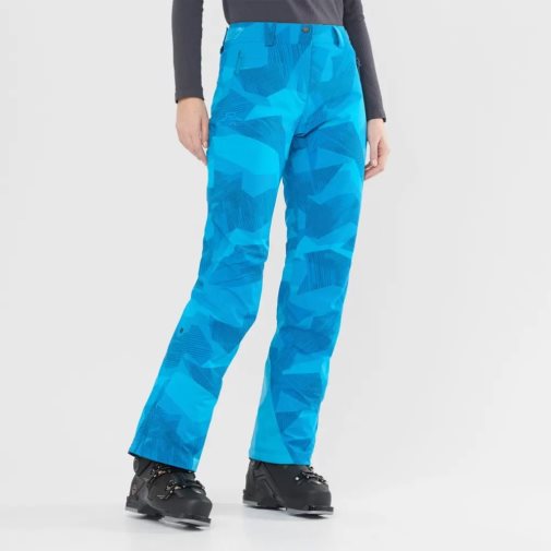 Turquoise Salomon The Brilliant Women's Ski Pants | IE CQ8369